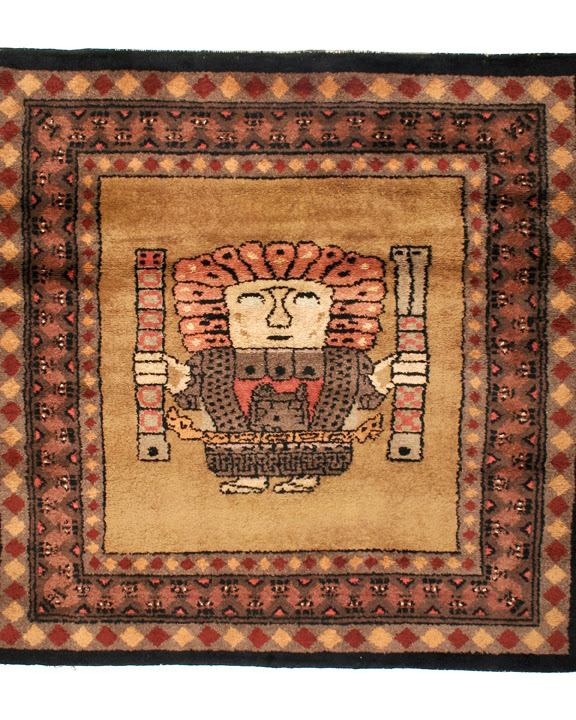 3026 Peruvian rug  5 ft 6 in x 5 ft 6 in (168 x 168)
