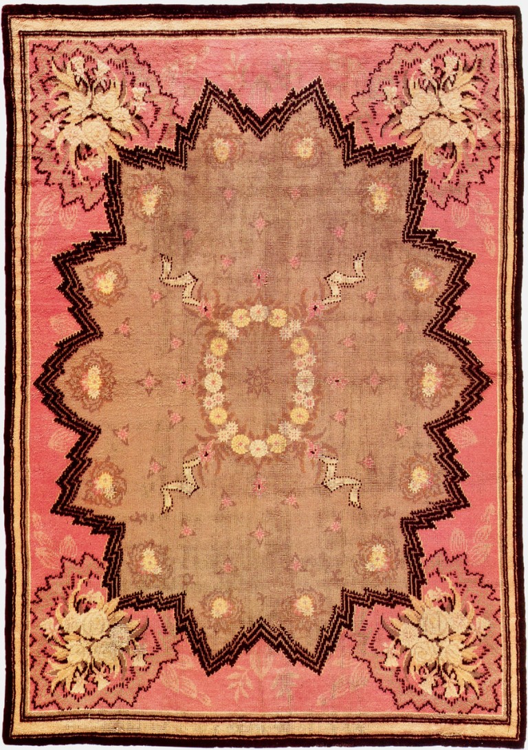 3403 European Art Nouveaux Carpet 7 ft 8 in x 11 ft (234 x 335)