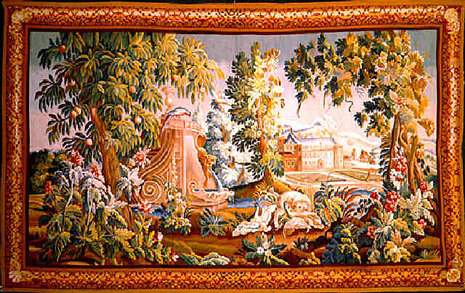 7914 Aubusson Tapestry 8.5 x 13
